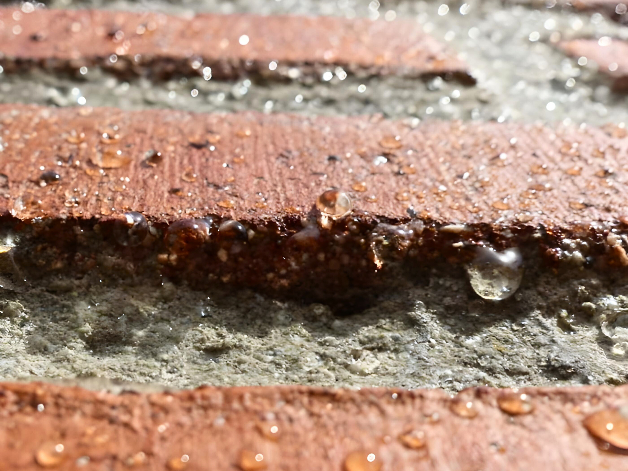 Penetrating damp treatment on brickwork